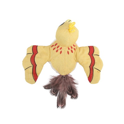 Cartoon Jittering Bird - Yellow Cat Toy