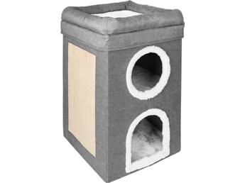 PAWISE 3 IN 1 Foadable Cat tunnel 38 x 38 x 65 CM