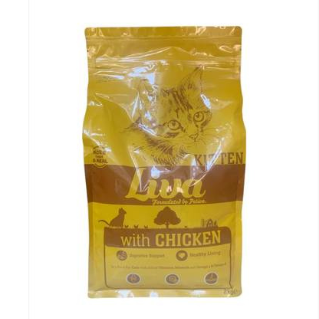 LIVA KITTEN CAT FOOD WITH CHICKEN 2 KG