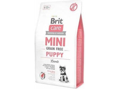 2kg grain-free hypoallergenic dog food for mini breed puppies and mothers, made with lamb, chickpeas, and blueberries. Supports healthy growth for puppies aged 4 weeks to 10 months