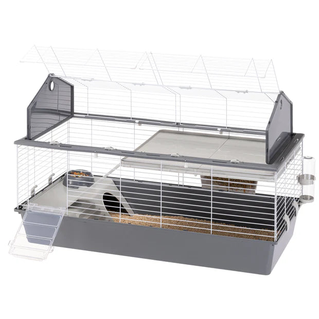 RABBIT 120 DOUBLE TWO-STOREY CAGE