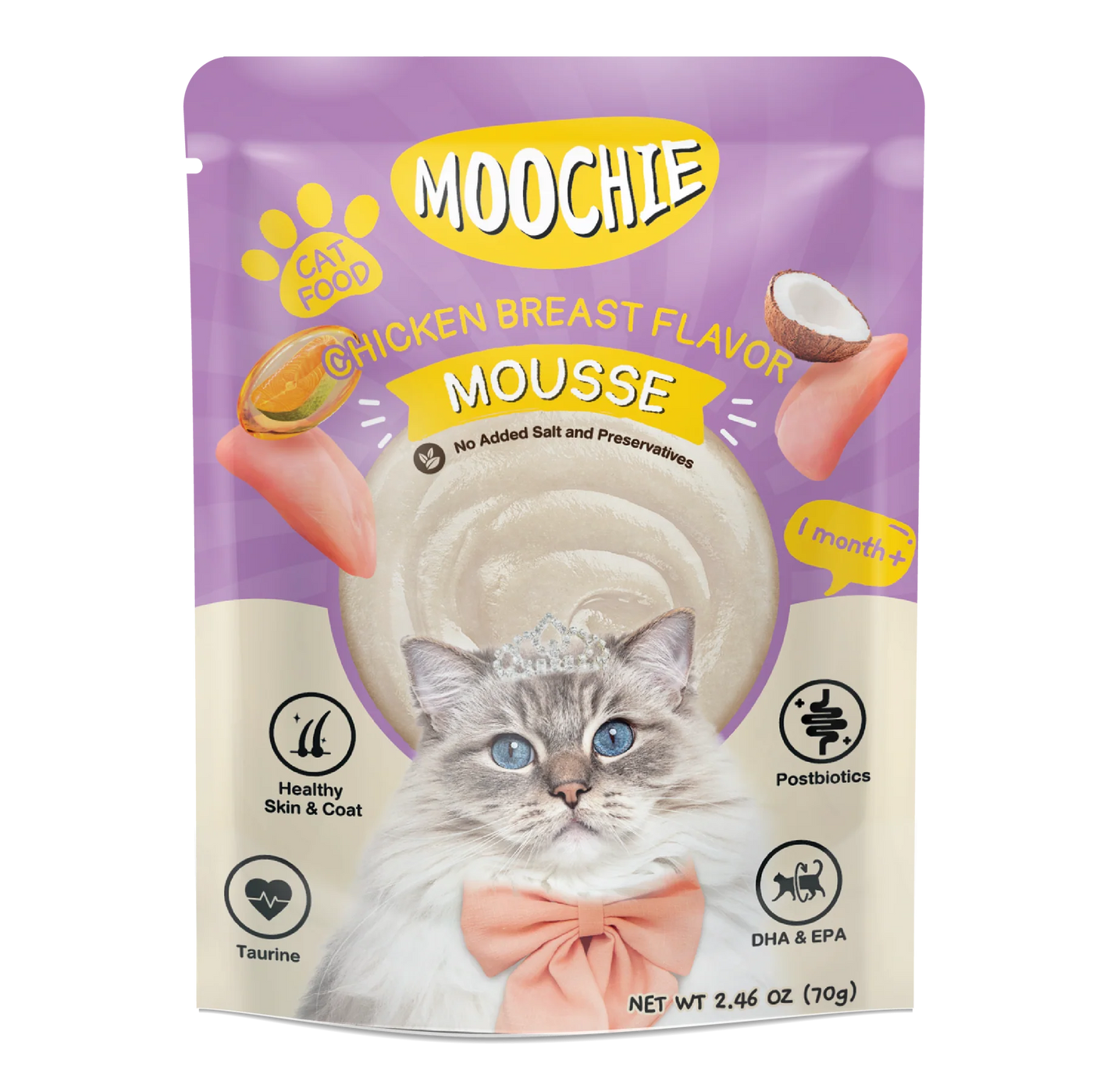 MOOCHIE MOUSSE CHICKEN BREAST FLAVOR 70g