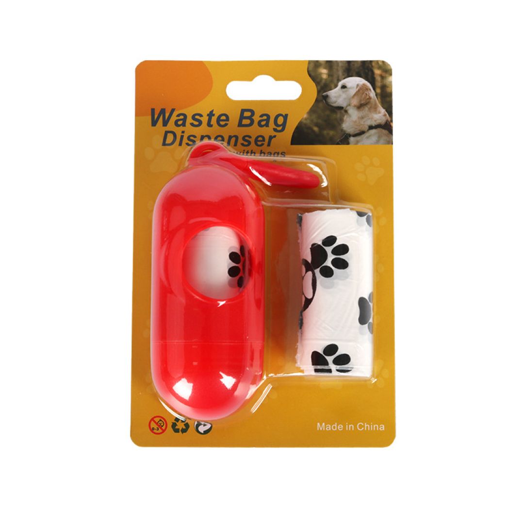 1 Plastic Hook Distributor+2 Roll Garbage Bag/Card Suction Box