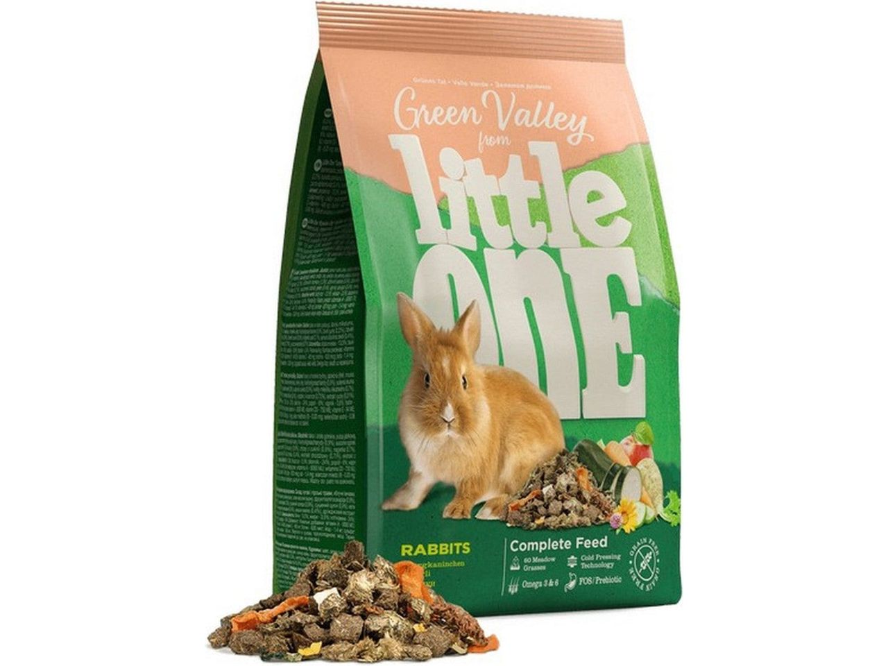 Little One "Green Valley". Fibrefood For Rabbits, 750 G