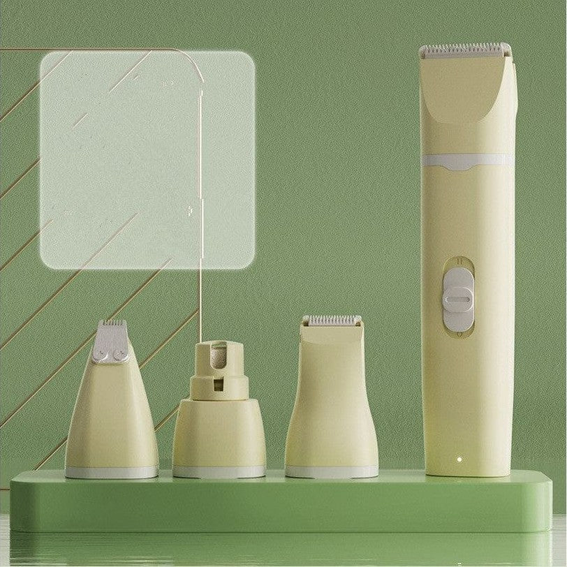 4-in-1 Pet Hair Clipper - Rechargeable and Low Noise