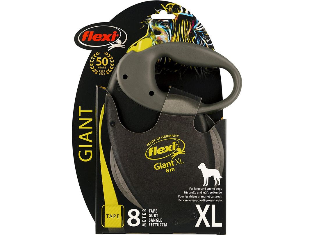 Flexia Giant neon tape XL/8m black/neon yellow