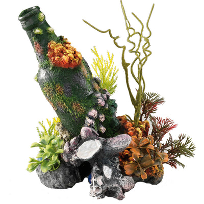 BOTTLE WITH AIRSTONE 15x11,5x20CM