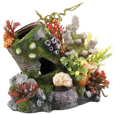 TIN WITH AIRSTONE 17x13,7x15CM