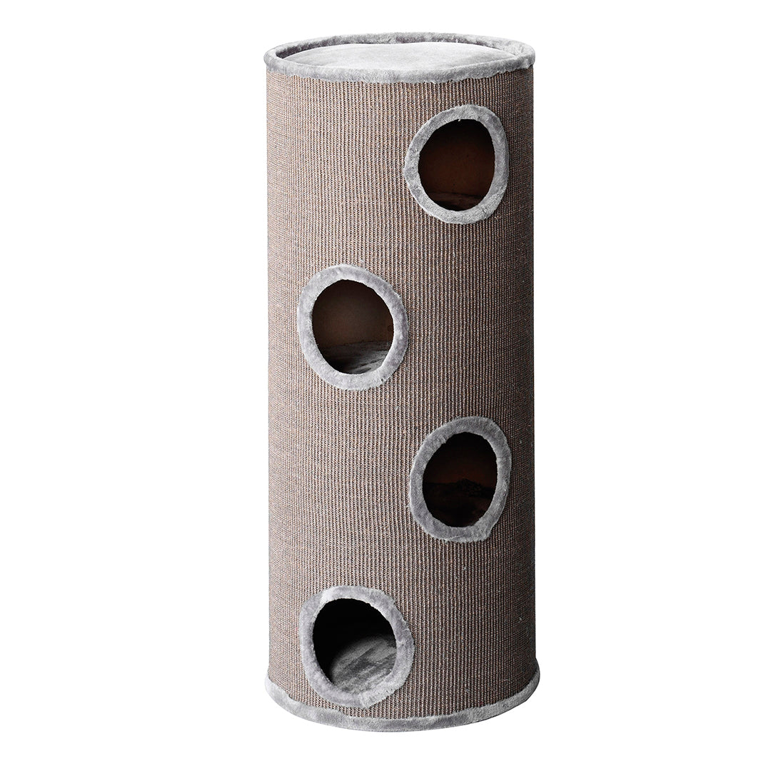 Trend CatDome Extreme 120 – 120cm Tall Cat Tower for Active/Large Breeds (Grey, 50x50cm)