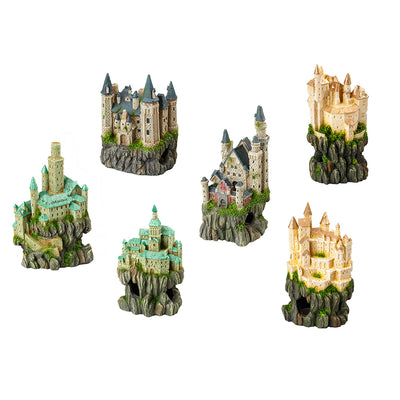 CASTLE ON ROCK 9x8x15CM