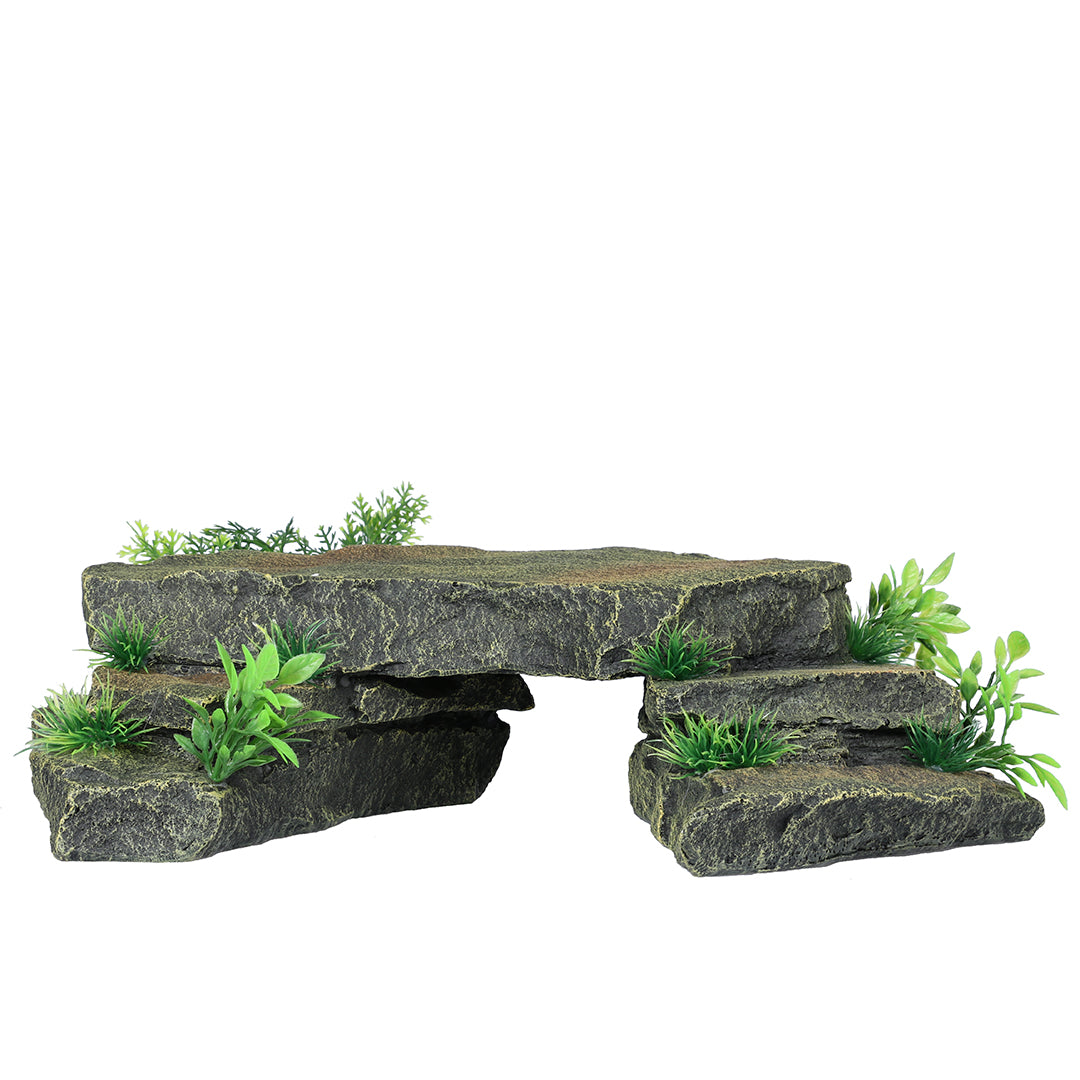 GREEN SLATE BRIDGE 36x21x9,5CM