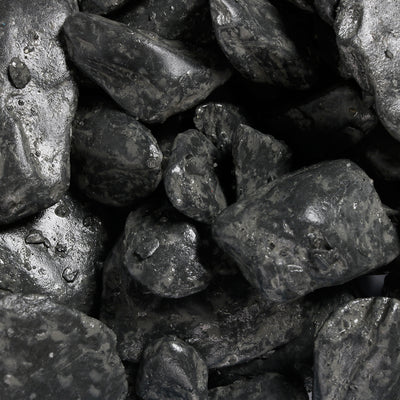 AQUARIUM GRAVEL PEBBLES BLACK 2kg