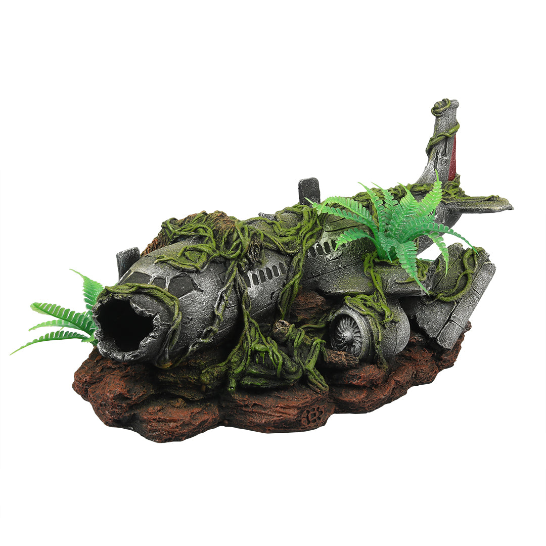 Plane wreck Jungle 30,3x19,3x17CM multicolour