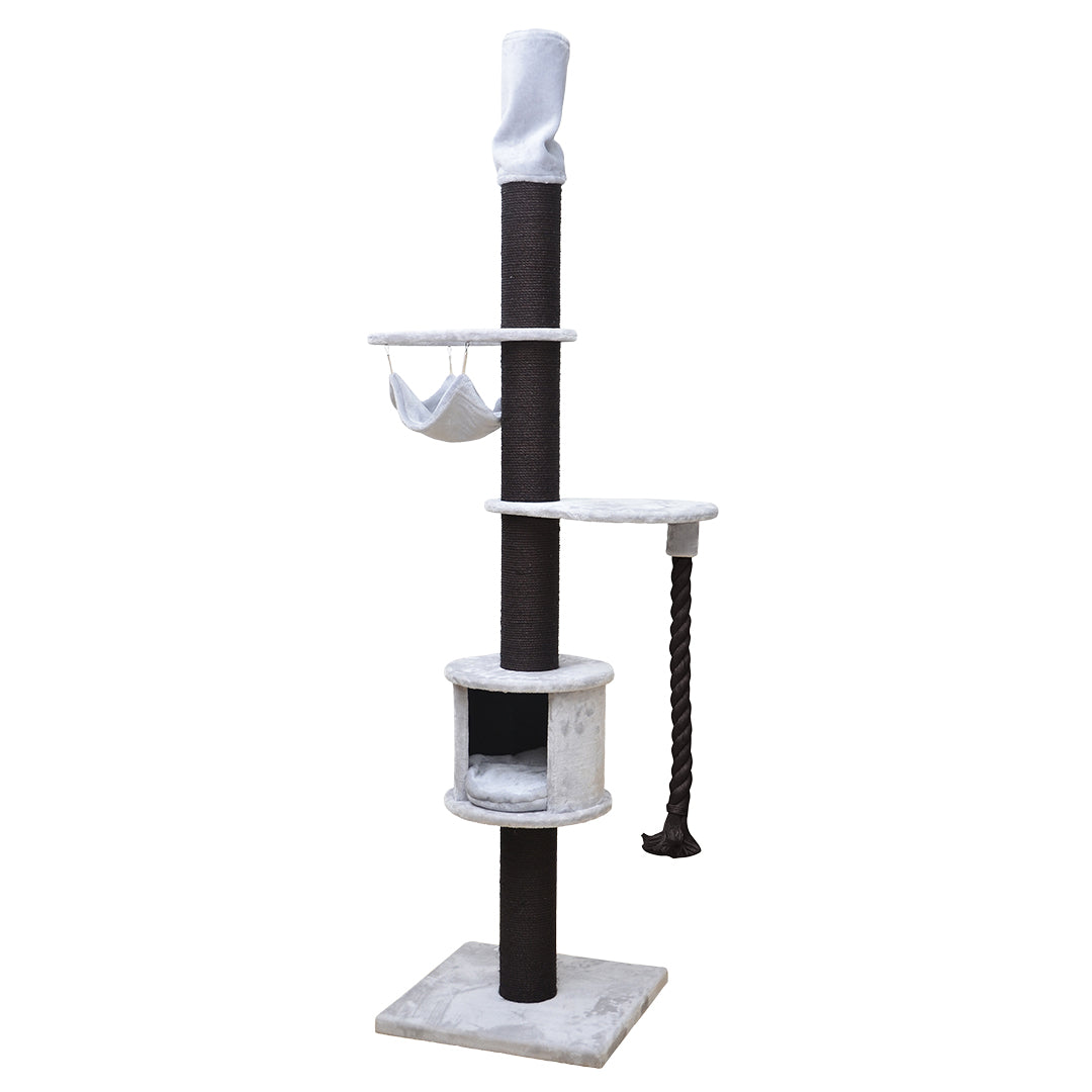 Chester scratching post 58x58x220-250cm light grey