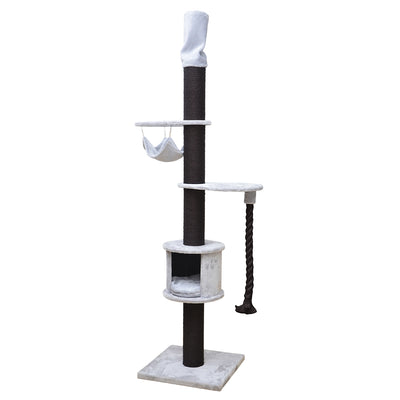 Chester scratching post 58x58x220-250cm light grey