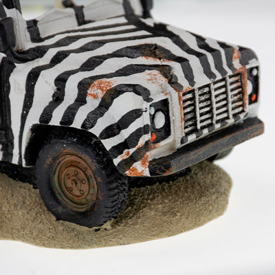Desert Car British 23x14x12cm black