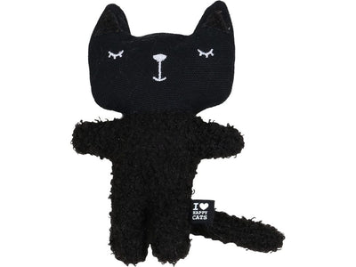 ZENO - Refillable cat kicking cushion 12x4x18cm black