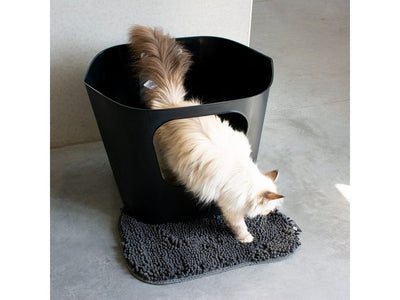 DEAN - Open cat toilet 54,4x43,9x40,5cm - display black