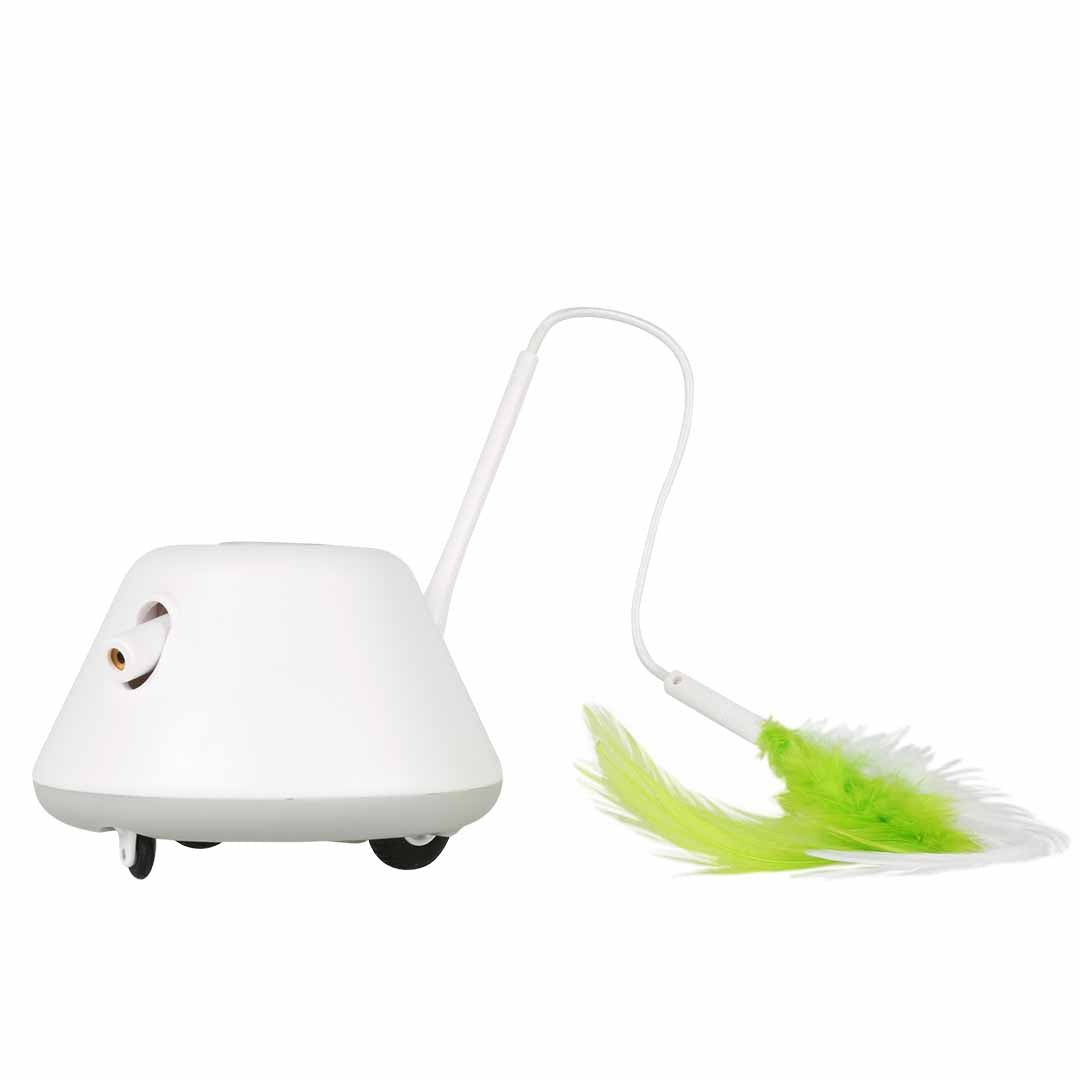 Electronic cat toy Twisting Tank 15x6,7x4,4cm white