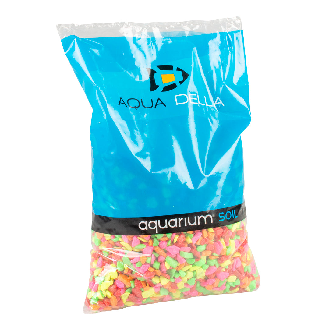 Mix neon aquarium gravel 6-9mm/2kg multicolour