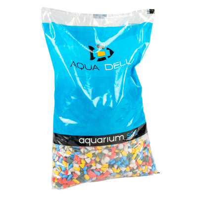 Mix retro aquarium gravel 6-9mm/2kg multicolour