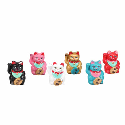 Lucky Cat Mixed Colors – Aquarium Decoration