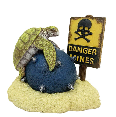 Danger mines 12x8,5x10,5cm Multicolour