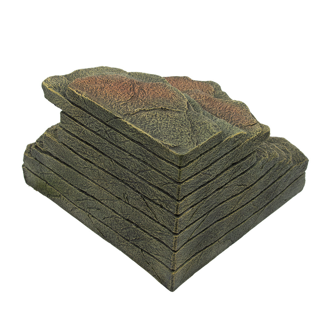 Corner rock 2 XL - 33x33x24cm grey