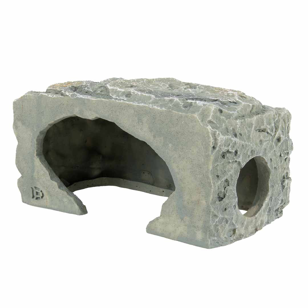 Breeding cave rock M - 21x10,5x10cm grey