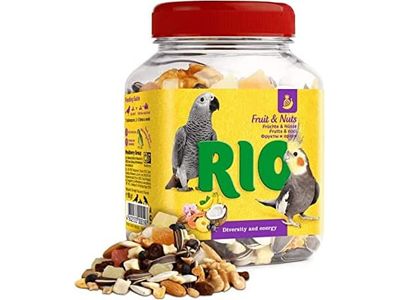 Rio Fruit & Nuts Mix. Natural Treat For Birds, 160 G