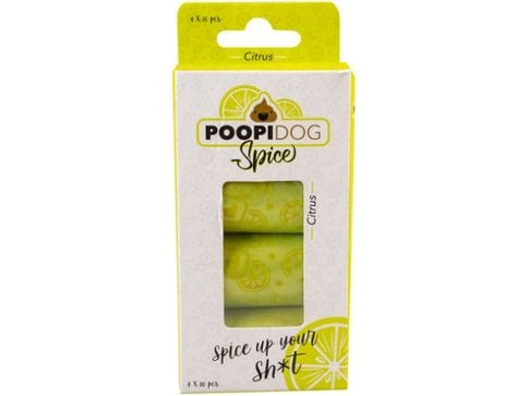 Poo Bags Spice Lime (4x15 Bags)