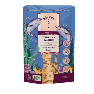 RONRON Tuna and Whitebait in Kombu Dashi Soup 12x75g