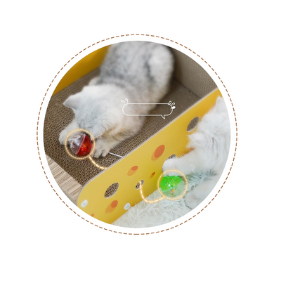 Cat Scratchers Cardboard Scratching Lounge Bed Training Toy 45*30*17cm