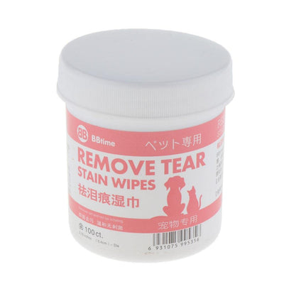 White Tear Stain Removal Wipes 100 Pcs/Can