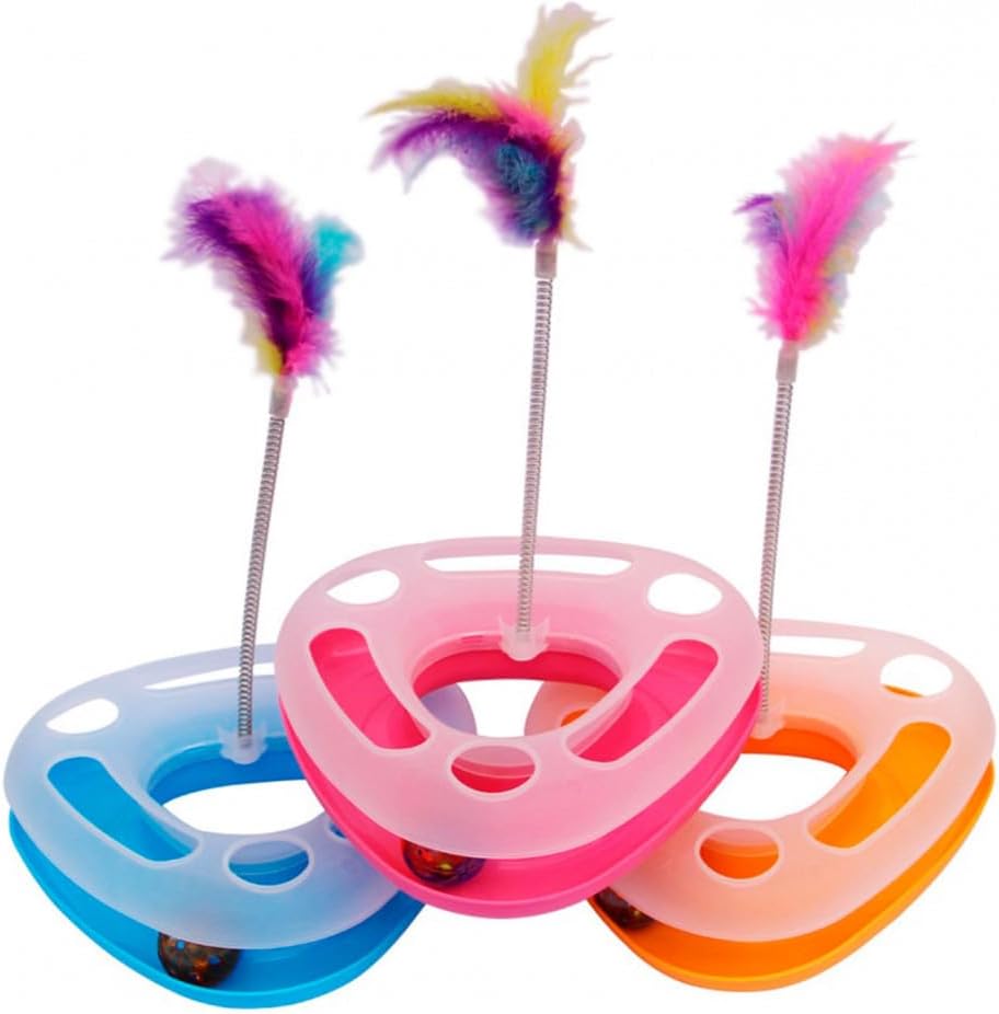 Cat TurntableTriangle powder 25x25x20CM