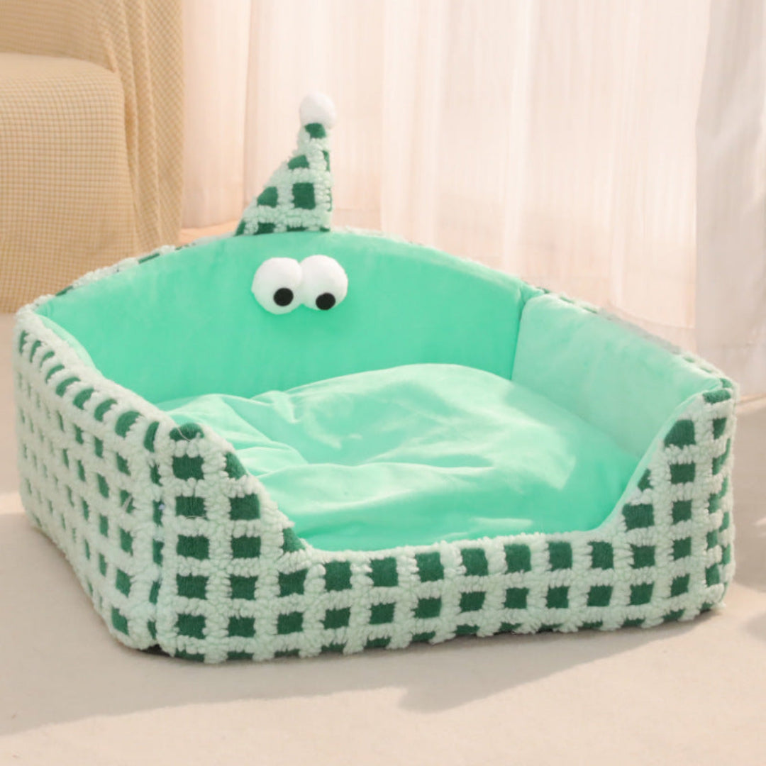 Green Monster Pet Bed 47×41×25cm