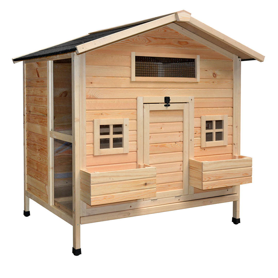 Woodland Chicken Coop Colonial Pinus 117x102,5x125cm