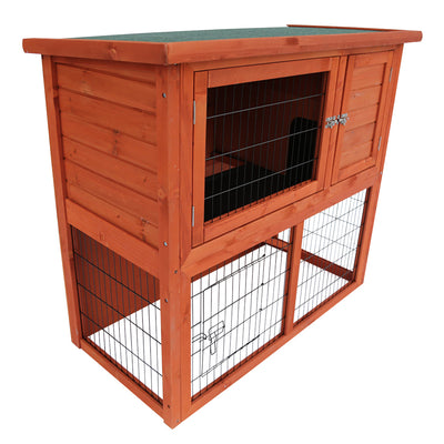Woodland Rabbit Hutch Raymond Classic 104,2x52x92cm brown
