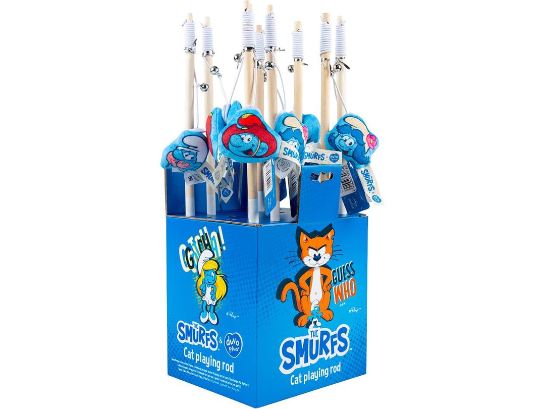 The Smurfs magnet cat rods 42x8,5x2 - display Multicolour