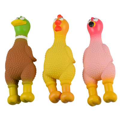 Latex Birdswith Goose Bumps 8x23x7cm Mixed Colors