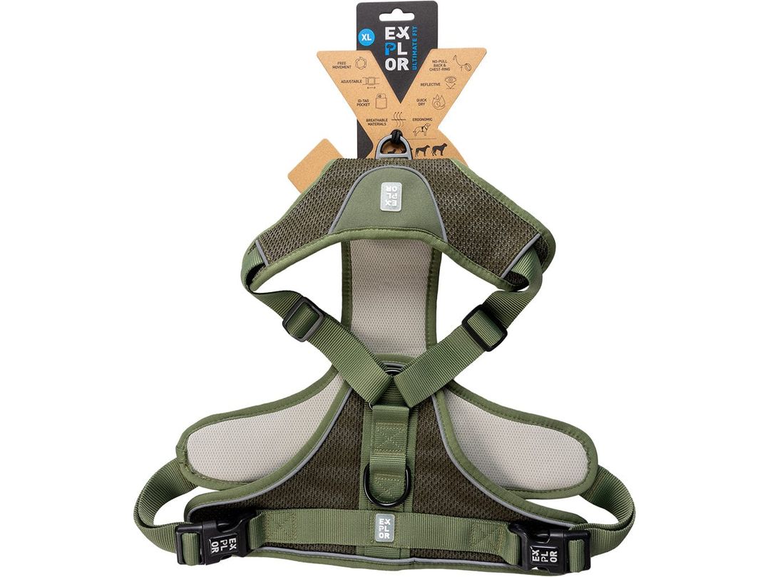 Ultimate Fit No-Pull Harness Classic Undercover Green