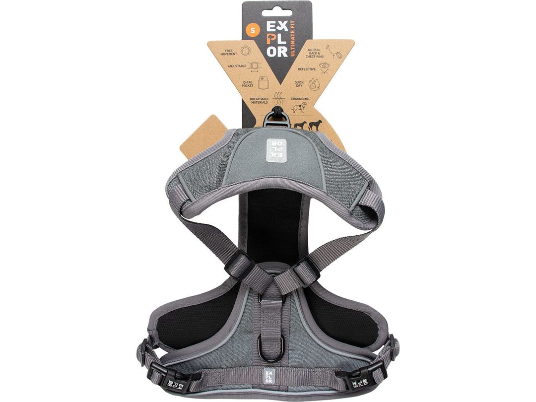 Ultimate Fit No-Pull Harness Safety - Silver Reflective