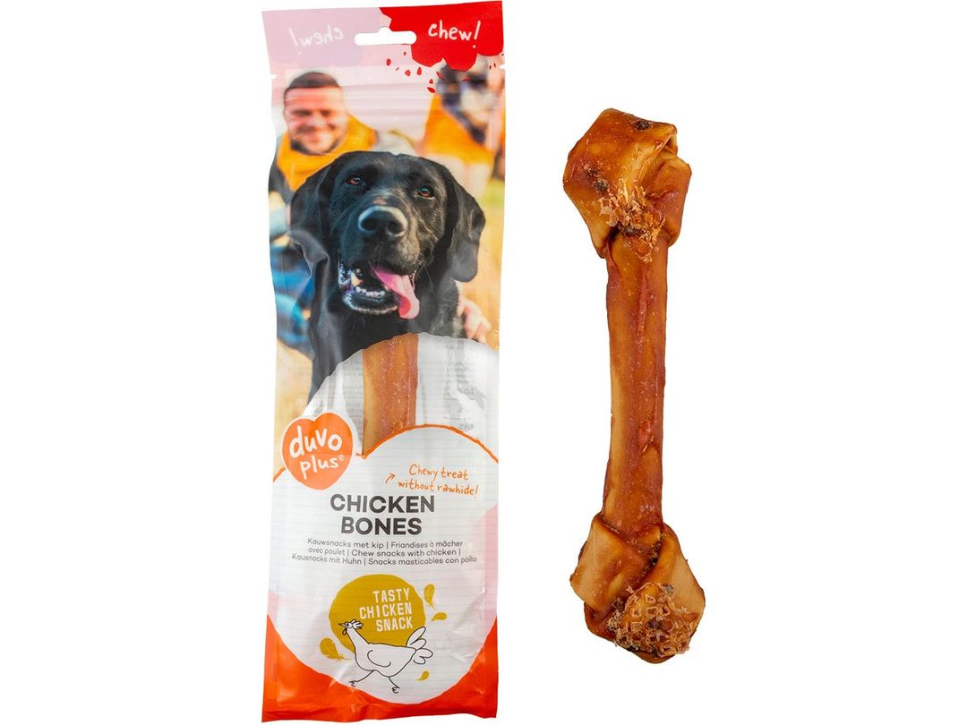 meat! Chicken & rawhide large bones 1000g - ± 13st