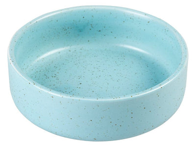 Feeding Bowl Stone Speckle Turquoise