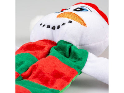 Xmas Plush snowman squeaky 49,5x22x6cm Multicolour