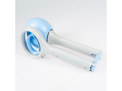 Foldable poop scooper 15x11x70cm grey/blue