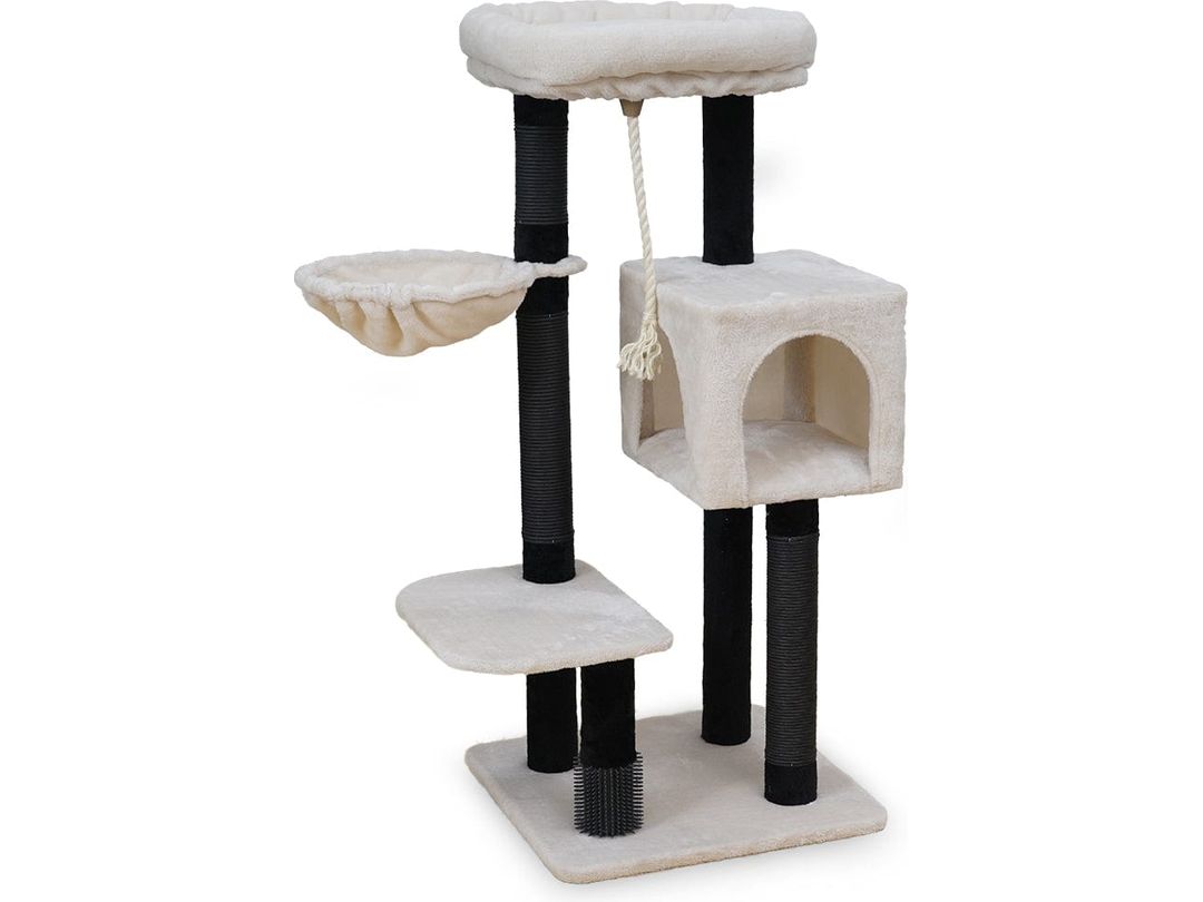 Scratching post Dave 48x48x110cm white