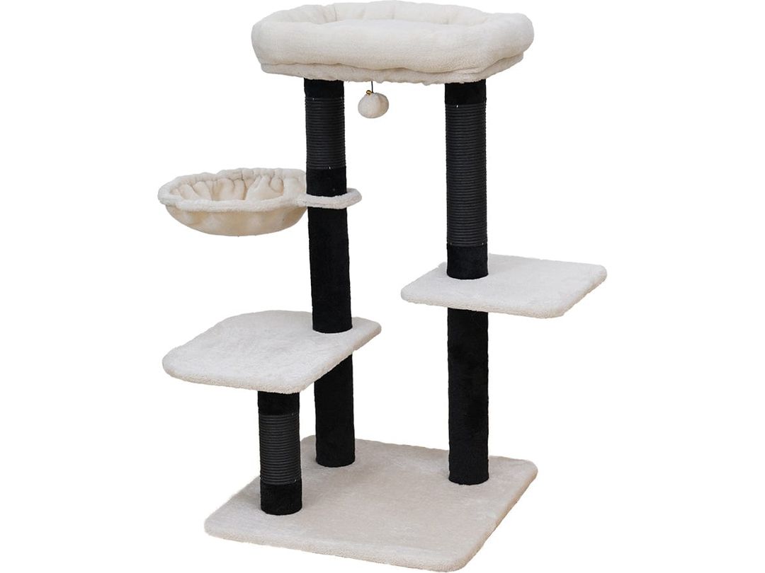 Scratching post Dora 48x48x85cm white