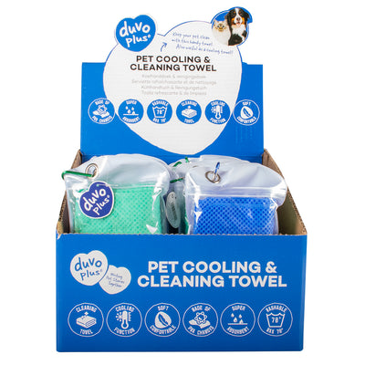 Pet Cooling & Cleaning Towel 64x43cm - Display Mixed Colors