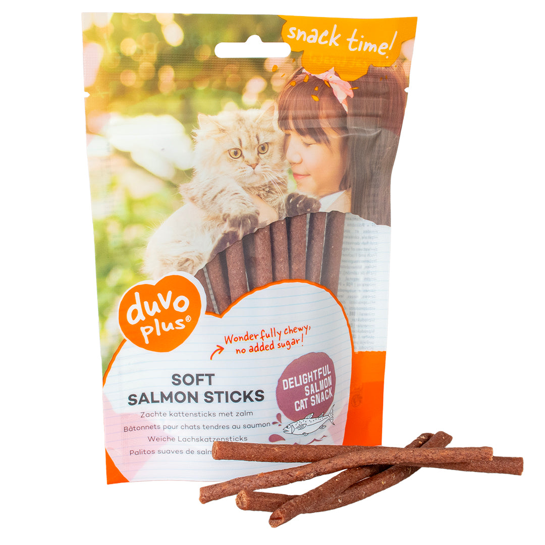 Soft Salmon Sticks 50g